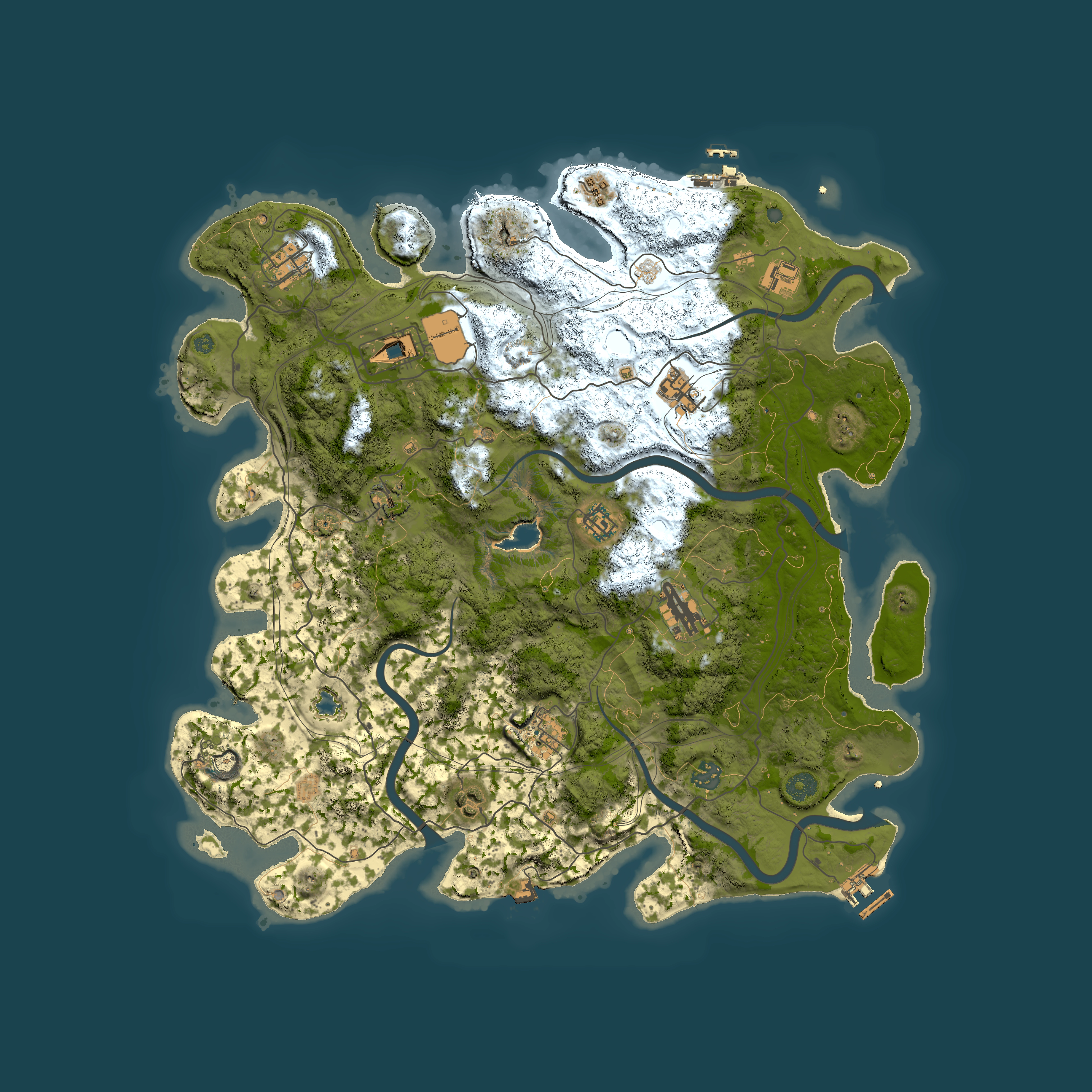 Full top-down render of Rust map seed 229796157, 4350x4350m