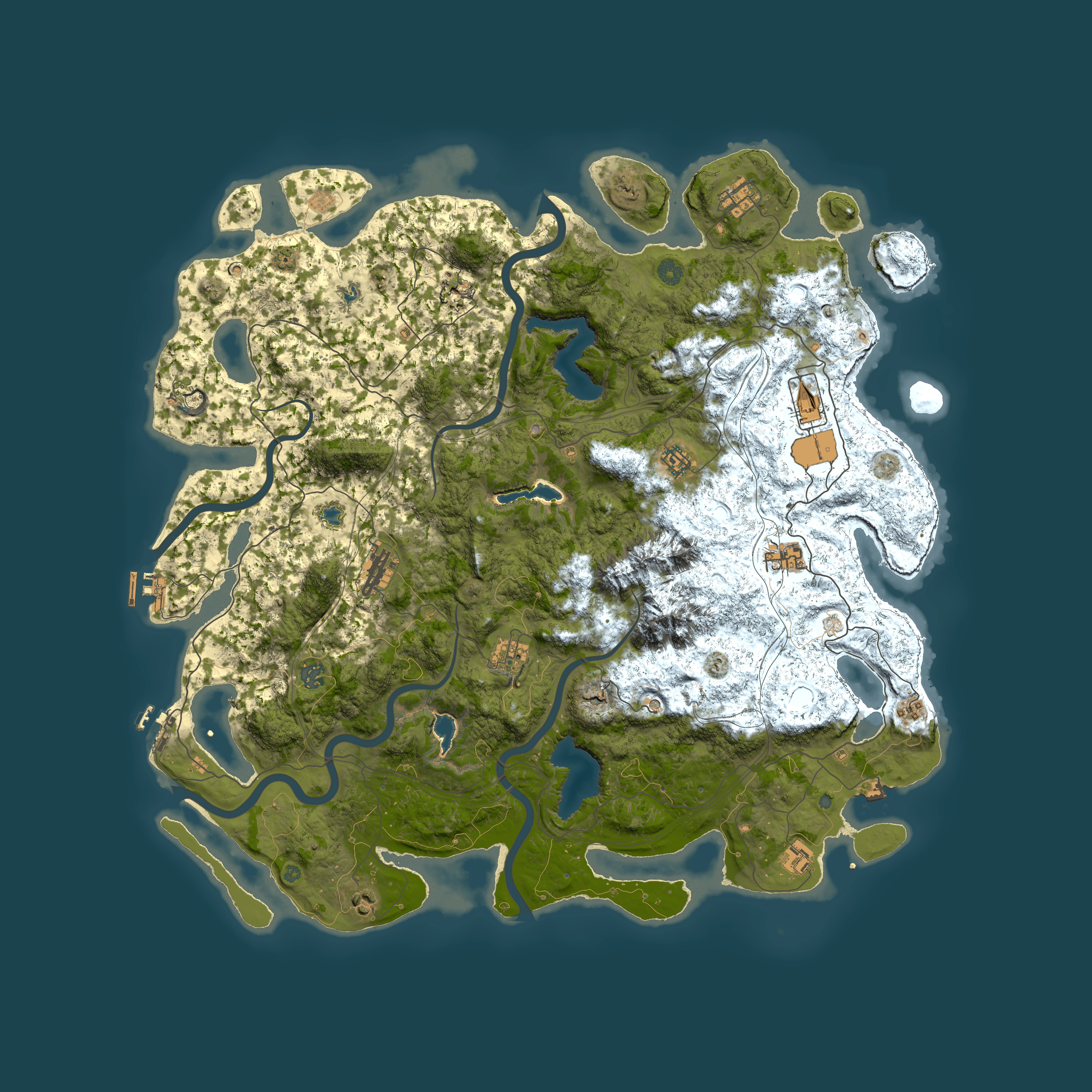 Full top-down render of Rust map seed 1517802955, 5100x5100m