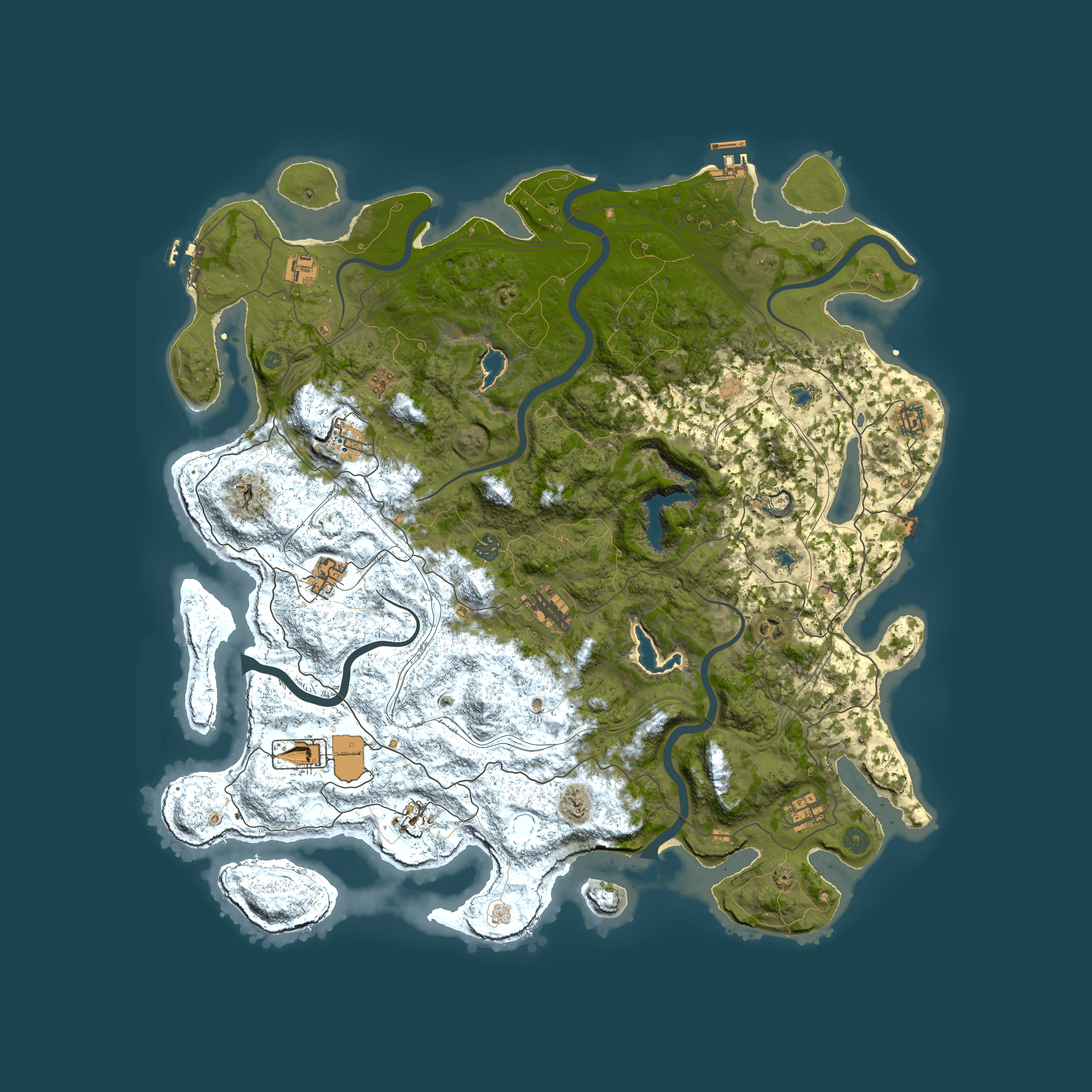 Full top-down render of Rust map seed 1774317587, 4950x4950m