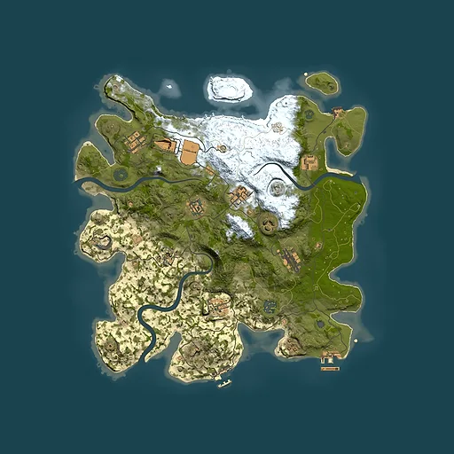 Rust map seed 1153282253, 3800x3800m top-down preview