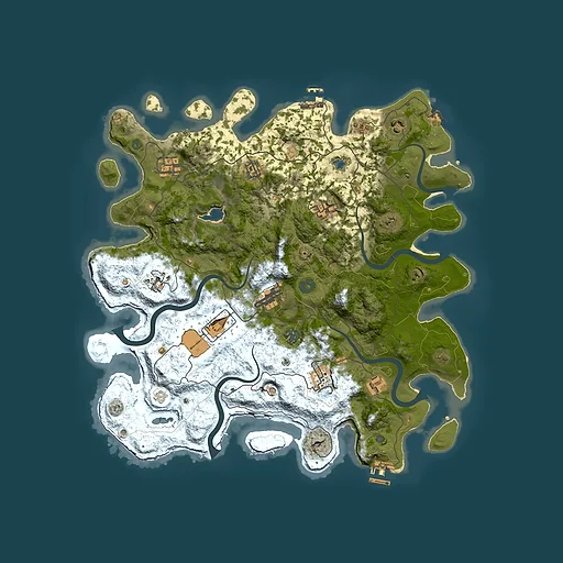 Rust map seed 507034319, 4150x4150m top-down preview