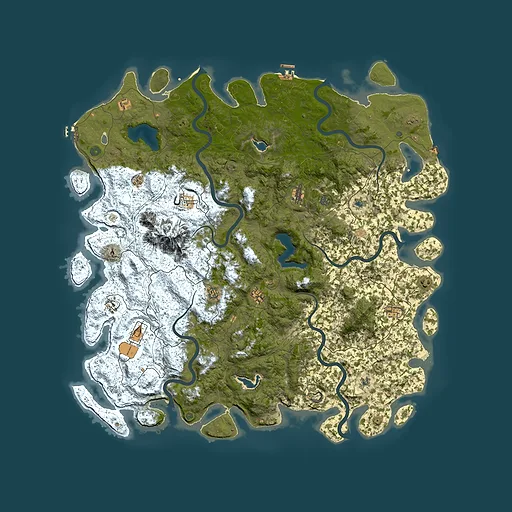 Rust map seed 1928807324, 5950x5950m top-down preview