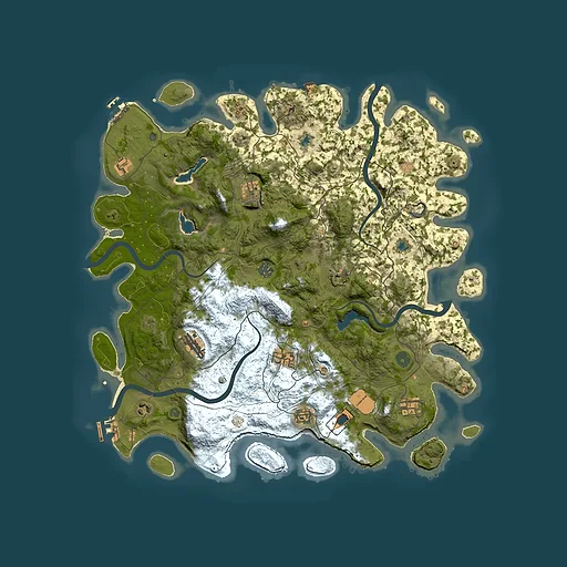 Rust map seed 37112441, 4600x4600m top-down preview