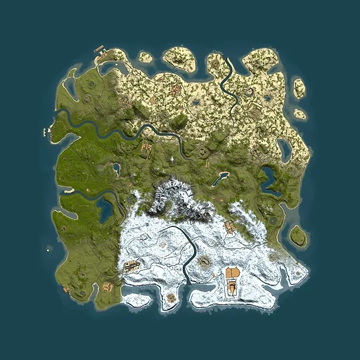 Rust map seed 1128802712, 5450x5450m top-down preview