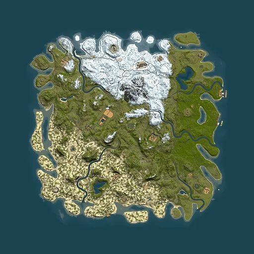 Rust map seed 1425678952, 5950x5950m top-down preview