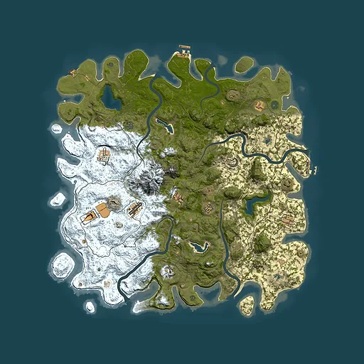 Rust map seed 1066756646, 5250x5250m top-down preview