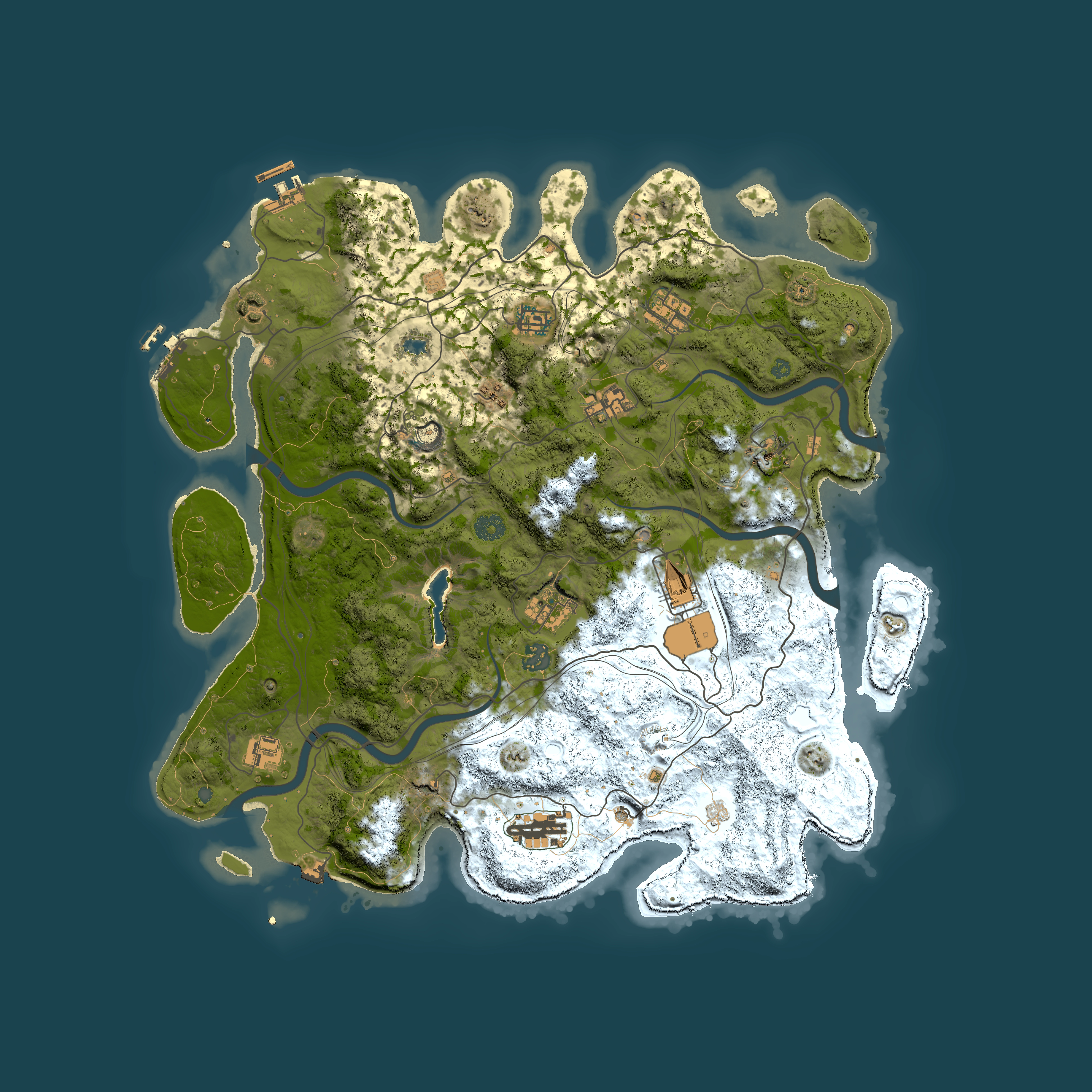 Full top-down render of Rust map seed 335933157, 4350x4350m