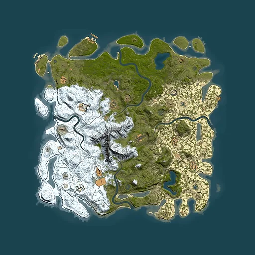 Rust map seed 436559679, 5300x5300m top-down preview