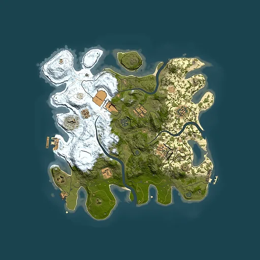 Rust map seed 1735156324, 3500x3500m top-down preview