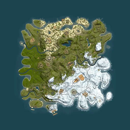 Rust map seed 1286068605, 4550x4550m top-down preview