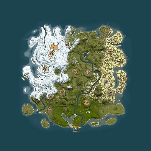 Rust map seed 1956371058, 4200x4200m top-down preview