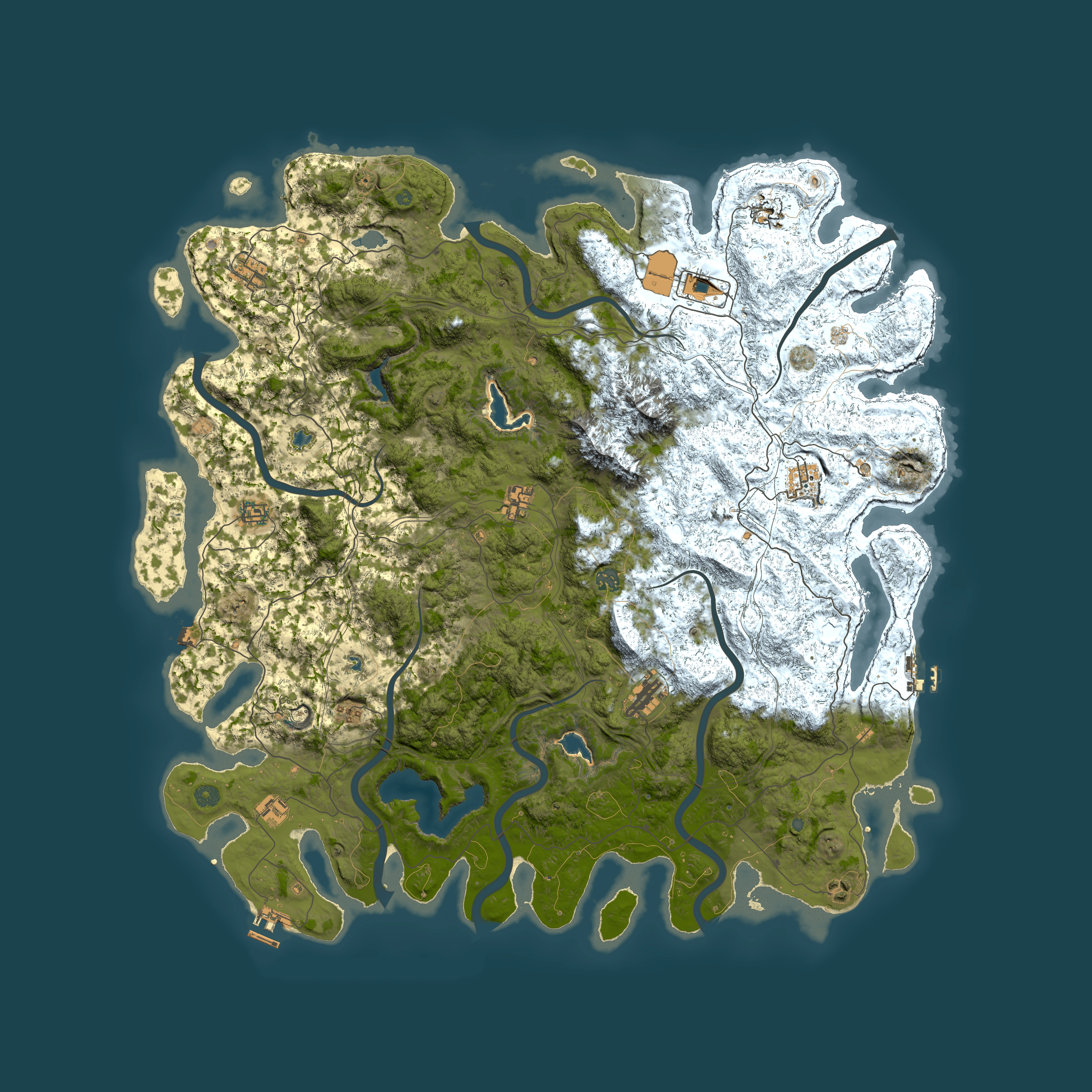 Full top-down render of Rust map seed 772764852, 5400x5400m