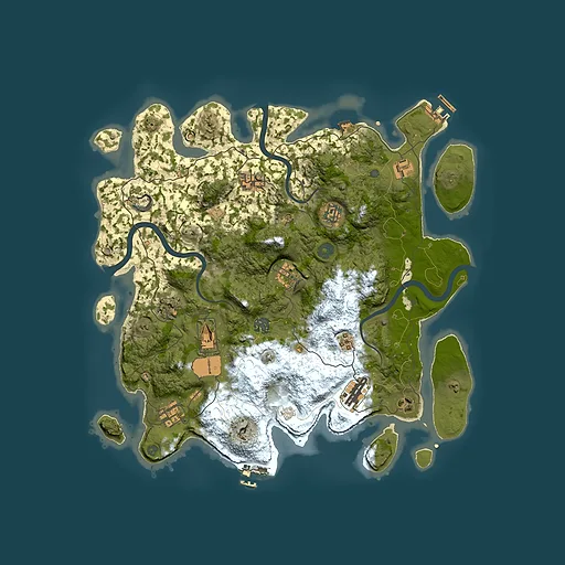 Rust map seed 1560526269, 3950x3950m top-down preview
