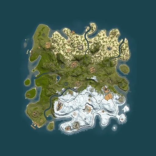 Rust map seed 1641302919, 4150x4150m top-down preview