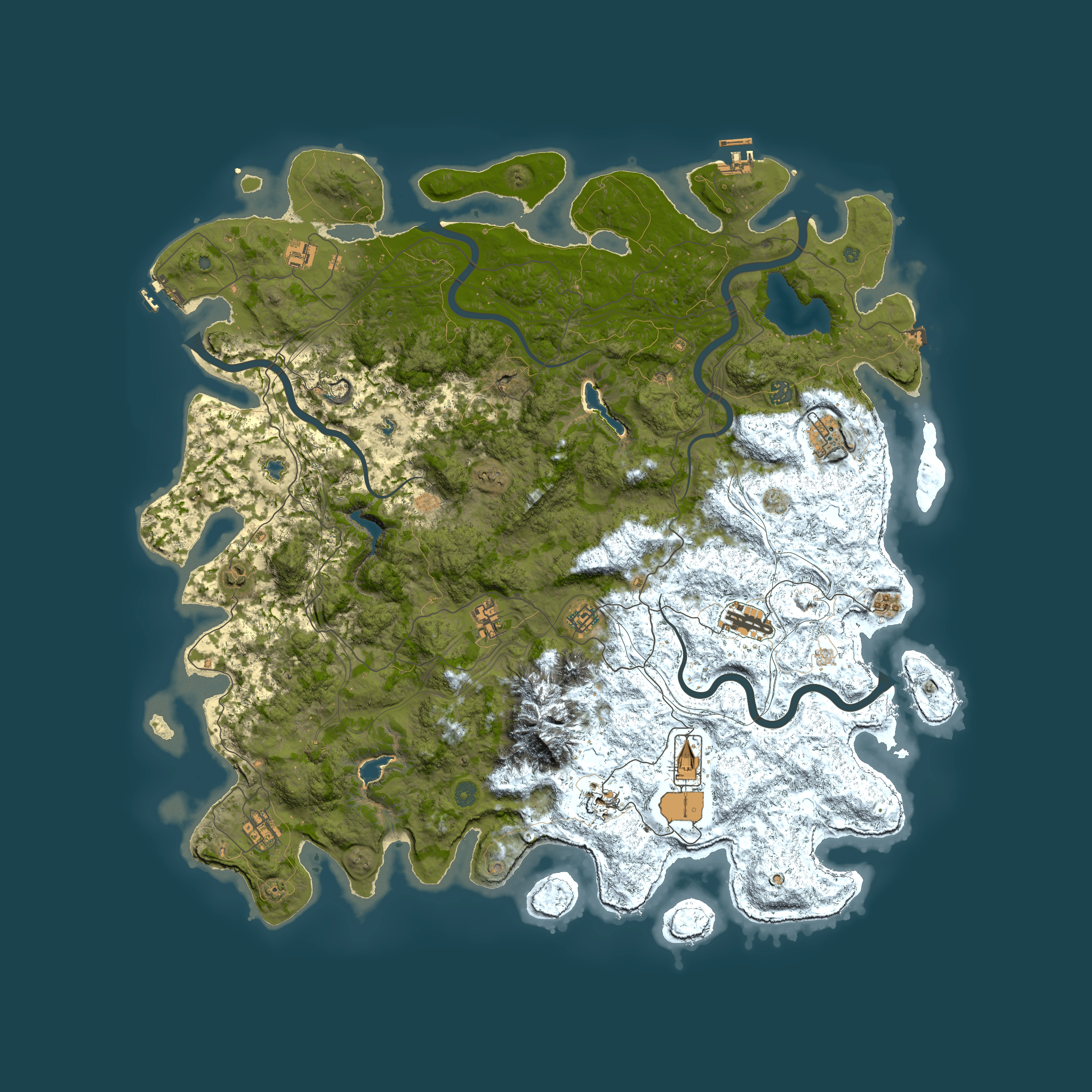 Full top-down render of Rust map seed 282590898, 5350x5350m