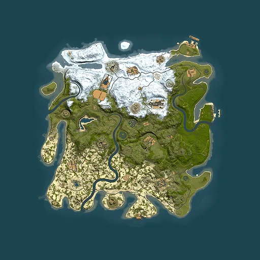 Rust map seed 1806705020, 4000x4000m top-down preview