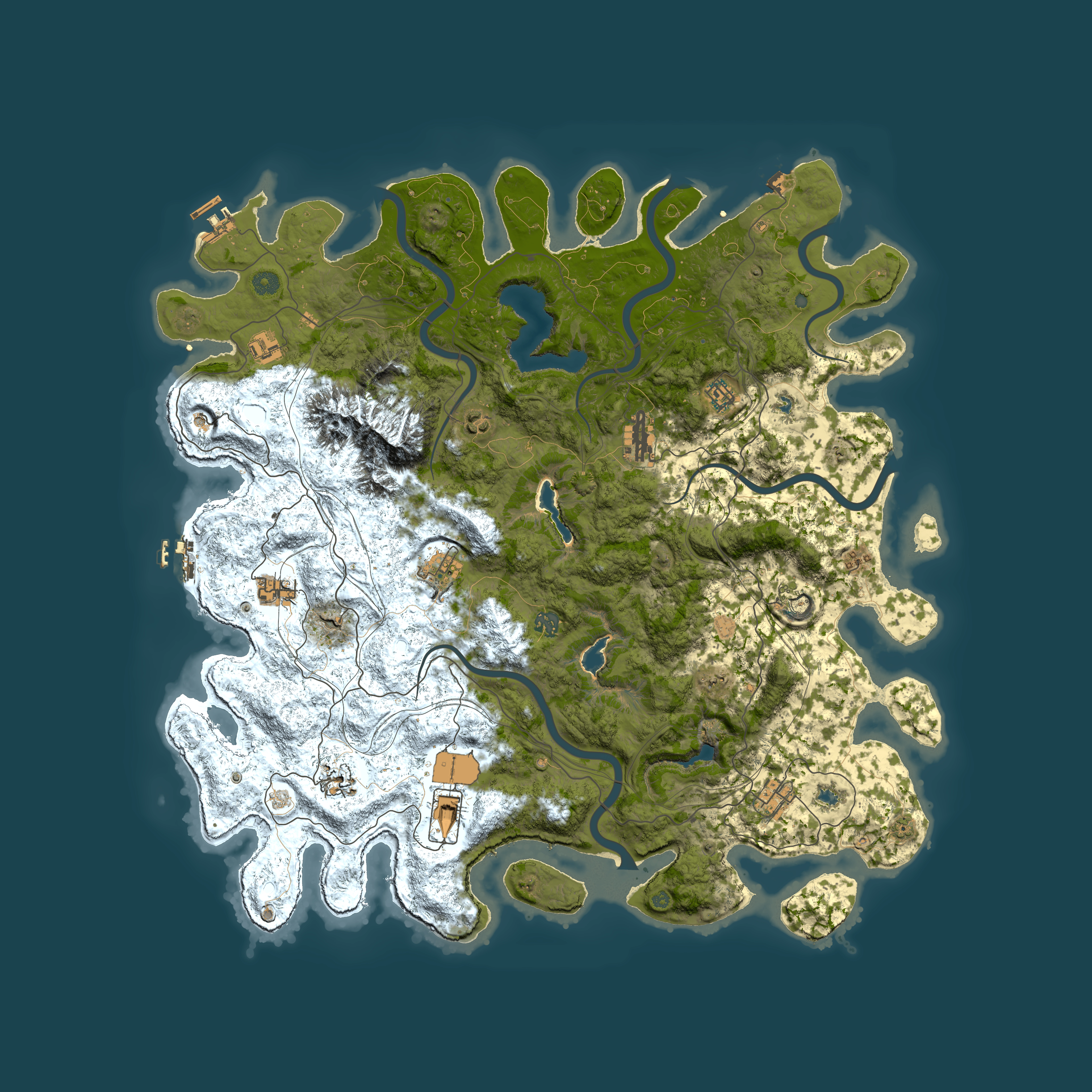 Full top-down render of Rust map seed 382915952, 5050x5050m