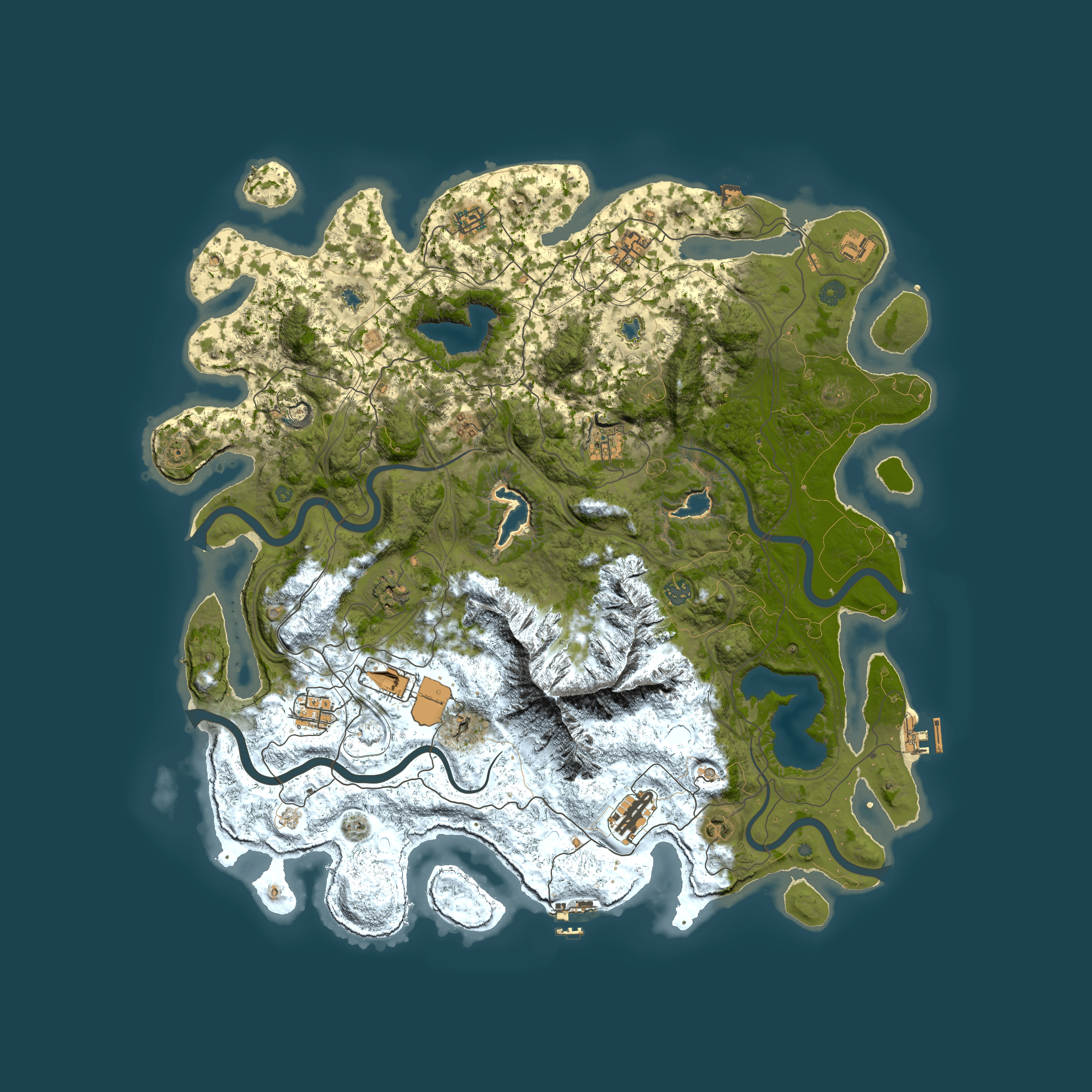 Full top-down render of Rust map seed 1669053262, 5000x5000m