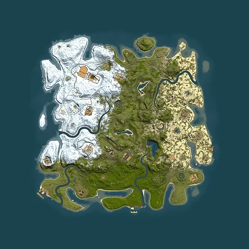 Rust map seed 737542351, 4650x4650m top-down preview