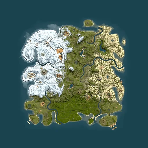 Rust map seed 312630876, 4750x4750m top-down preview