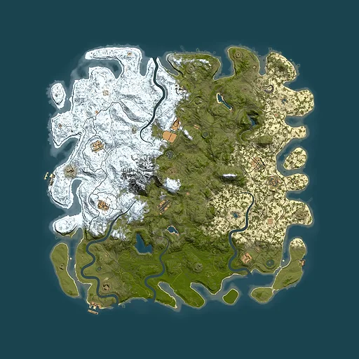 Rust map seed 749473111, 5600x5600m top-down preview