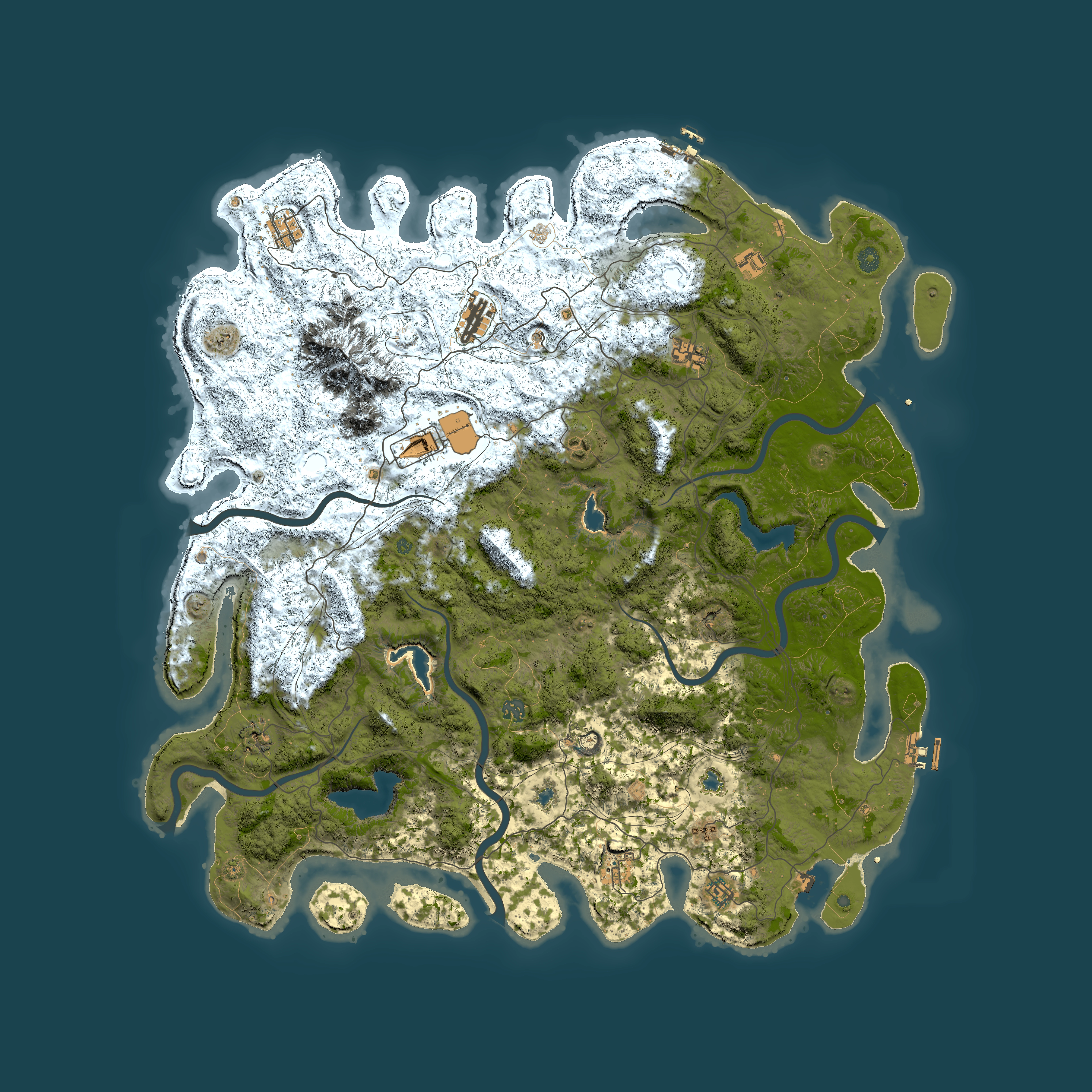Full top-down render of Rust map seed 1831096528, 5500x5500m