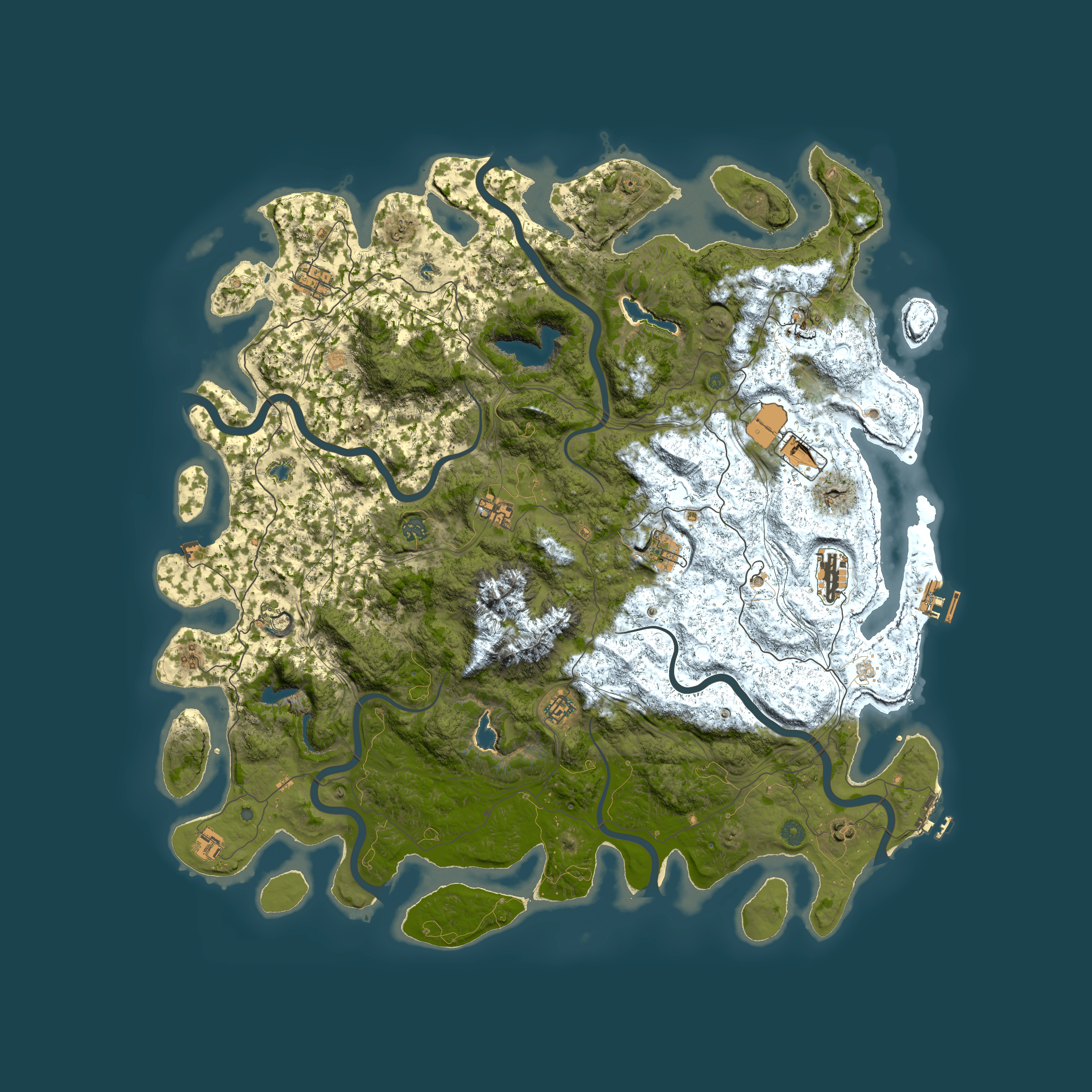 Full top-down render of Rust map seed 753718756, 5350x5350m