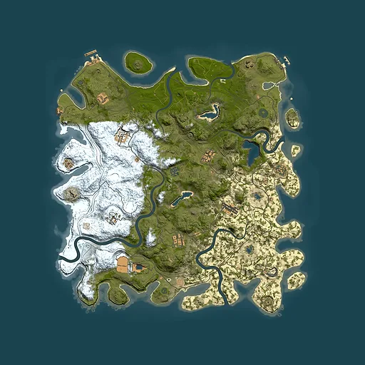 Rust map seed 847241022, 4700x4700m top-down preview