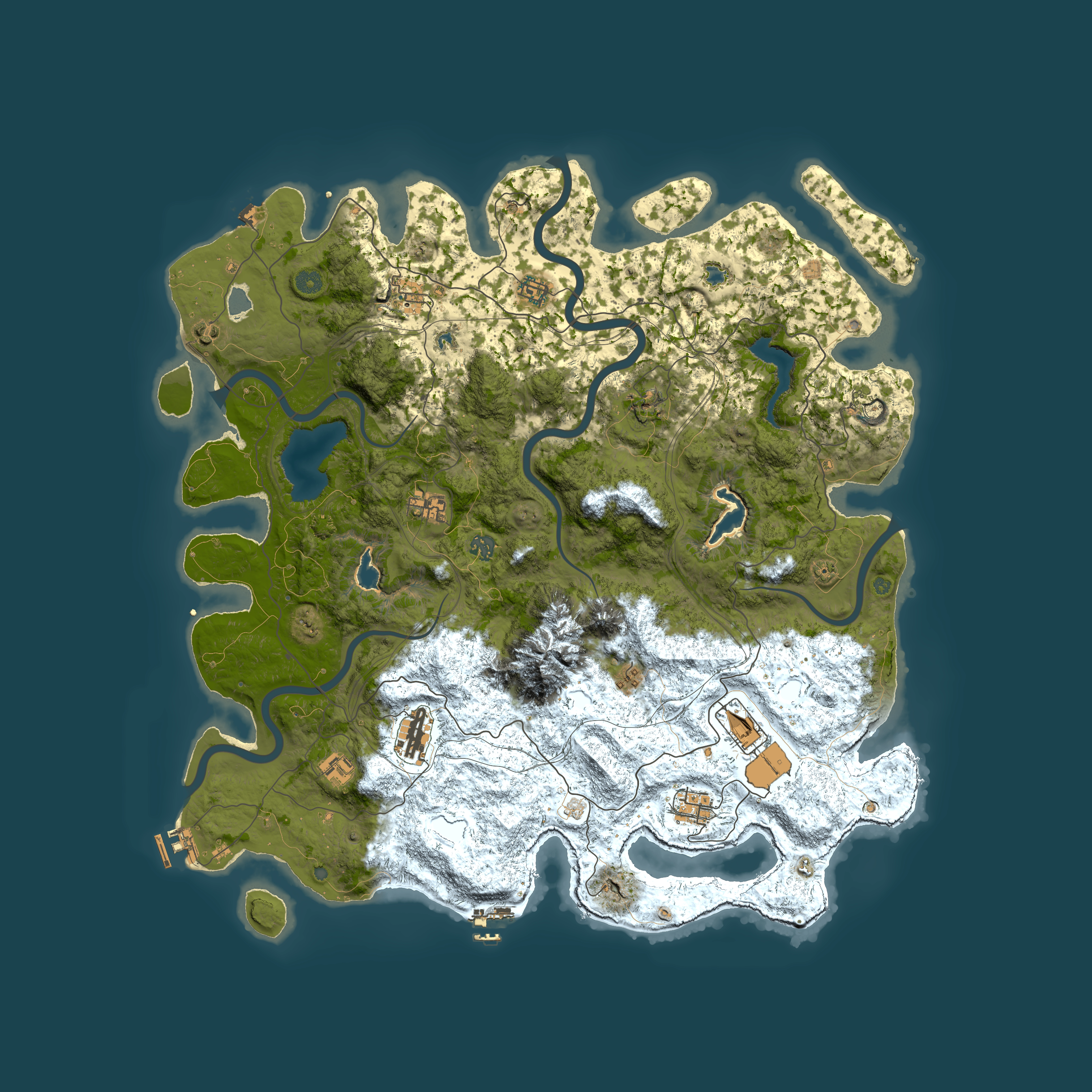 Full top-down render of Rust map seed 1378905680, 5050x5050m