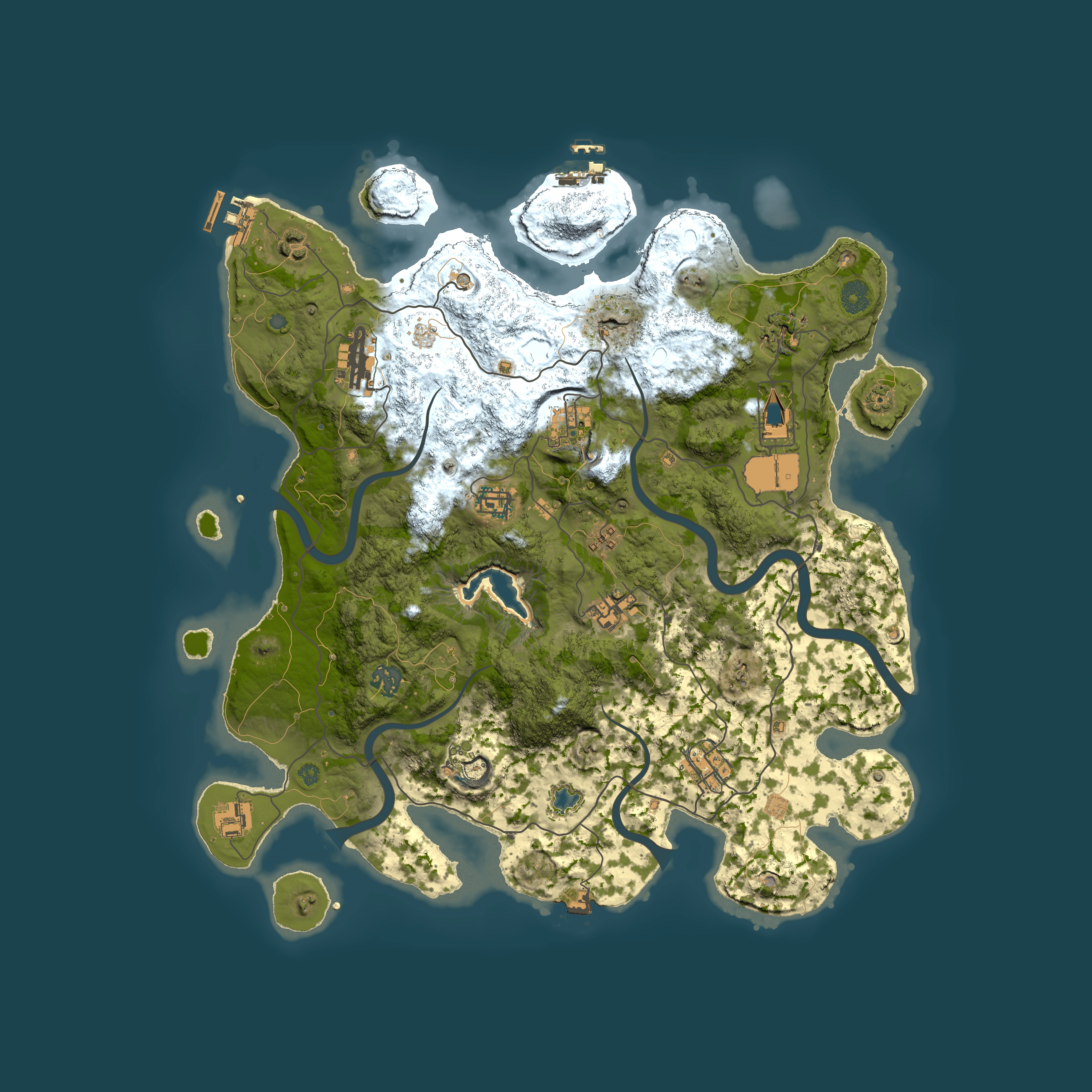 Full top-down render of Rust map seed 918179989, 4050x4050m
