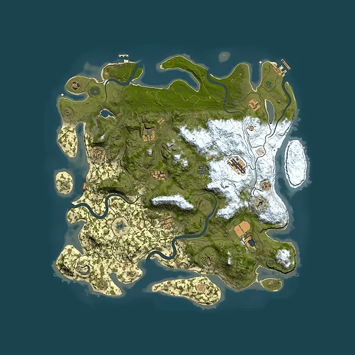 Rust map seed 1469704095, 4450x4450m top-down preview