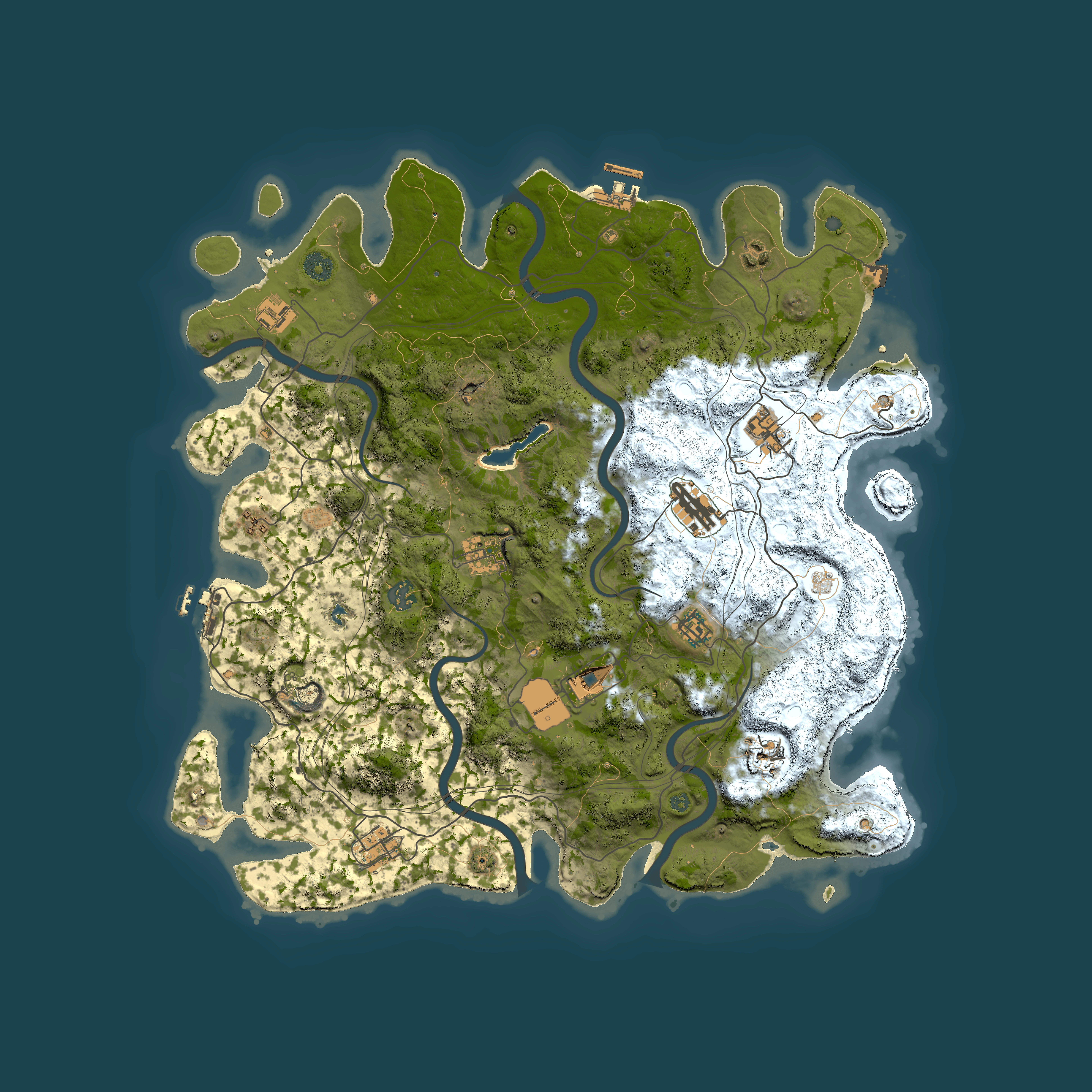 Full top-down render of Rust map seed 754193954, 4400x4400m