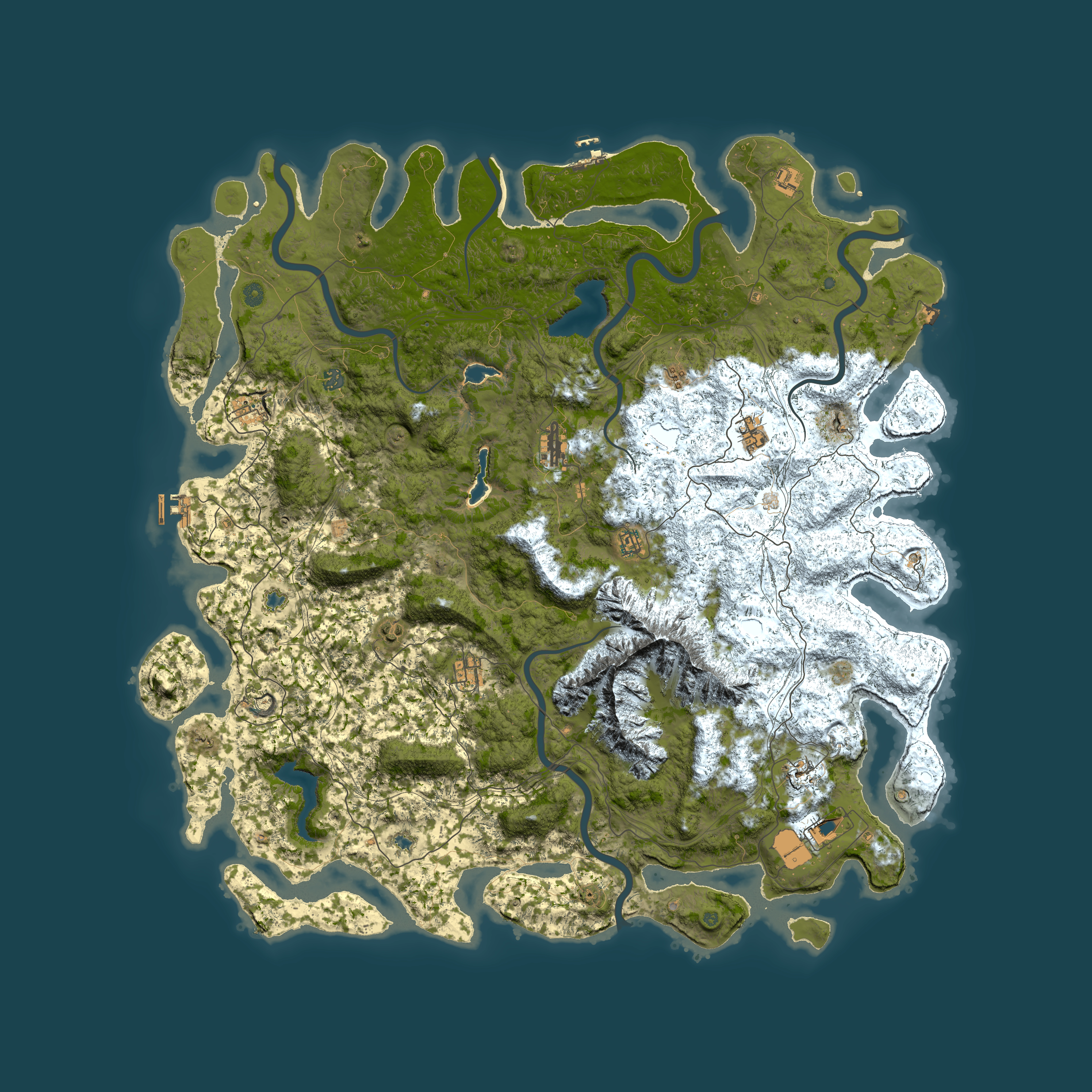 Full top-down render of Rust map seed 1944379481, 5850x5850m