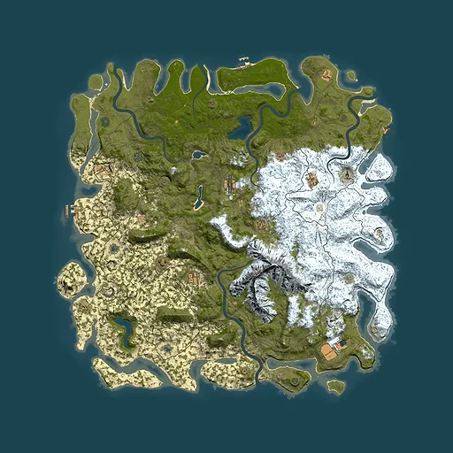 Rust map seed 1944379481, 5850x5850m top-down preview