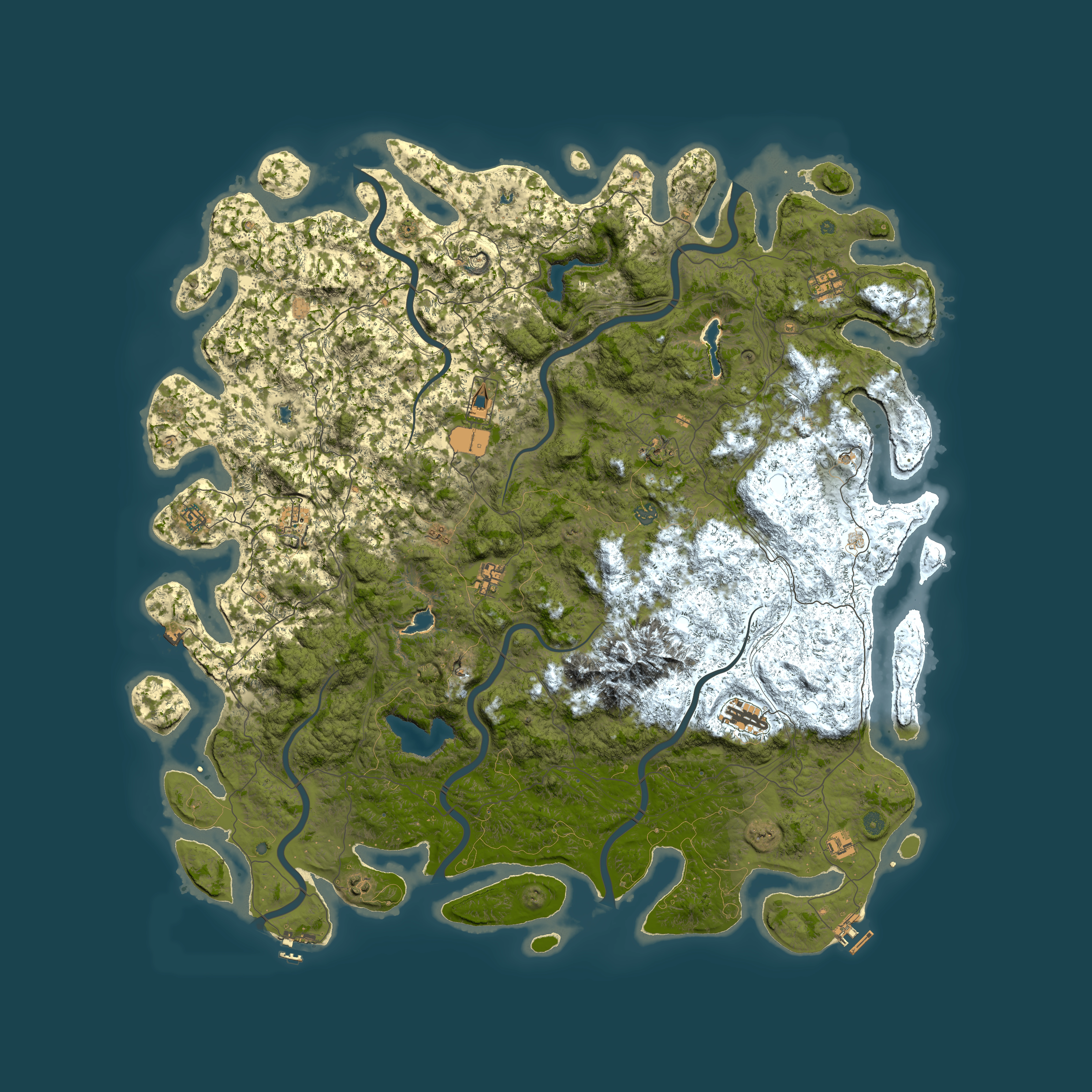 Full top-down render of Rust map seed 217110084, 5950x5950m