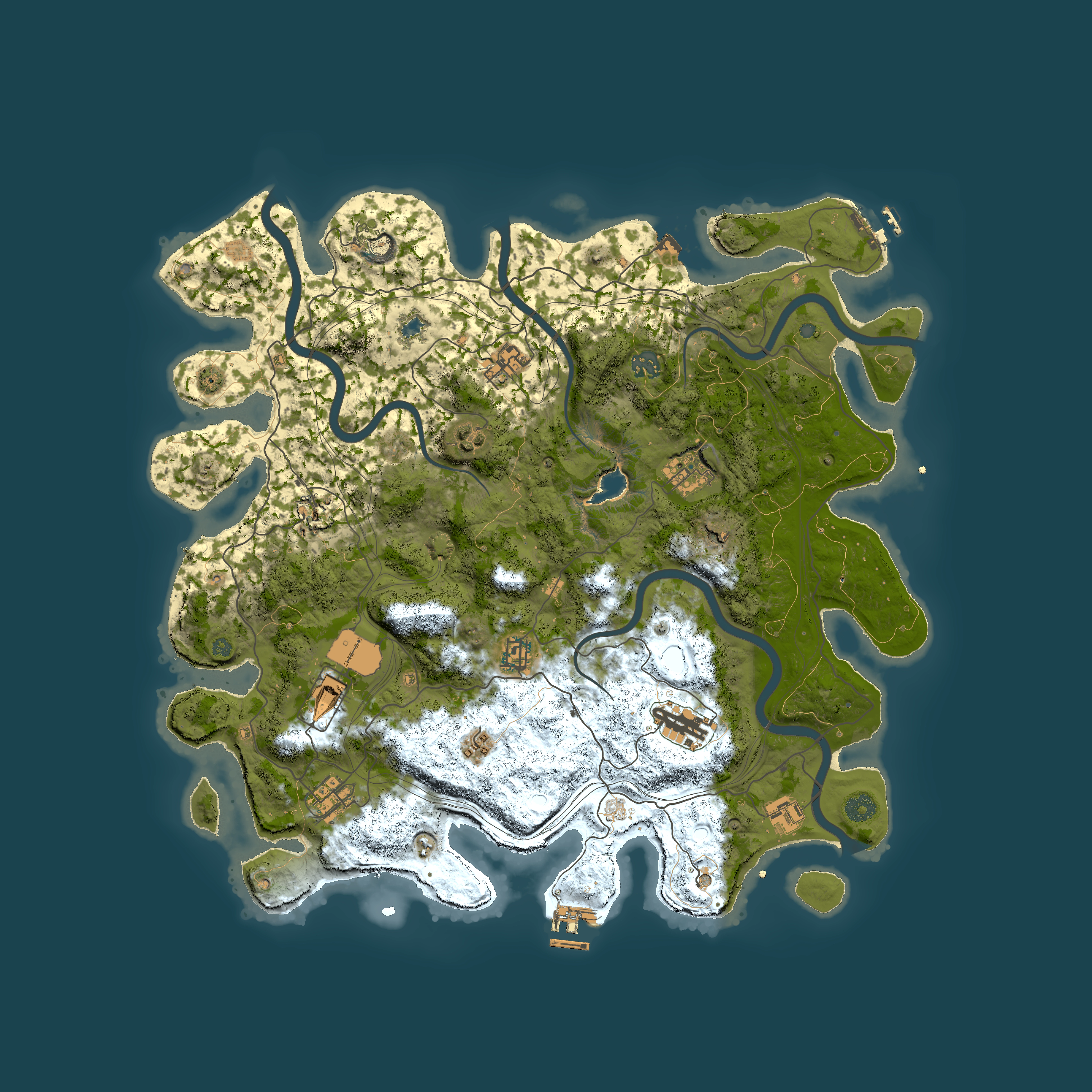 Full top-down render of Rust map seed 786447582, 4400x4400m