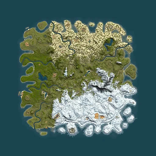 Rust map seed 1375874935, 5900x5900m top-down preview