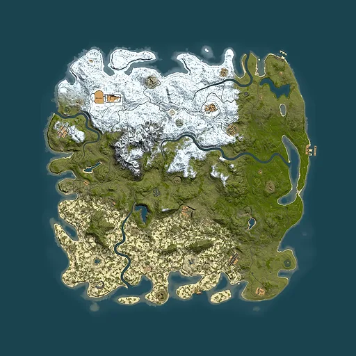 Rust map seed 1429227124, 5800x5800m top-down preview