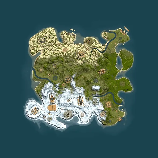 Rust map seed 388501255, 3750x3750m top-down preview