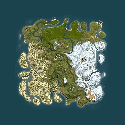 Rust map seed 625525621, 4650x4650m top-down preview