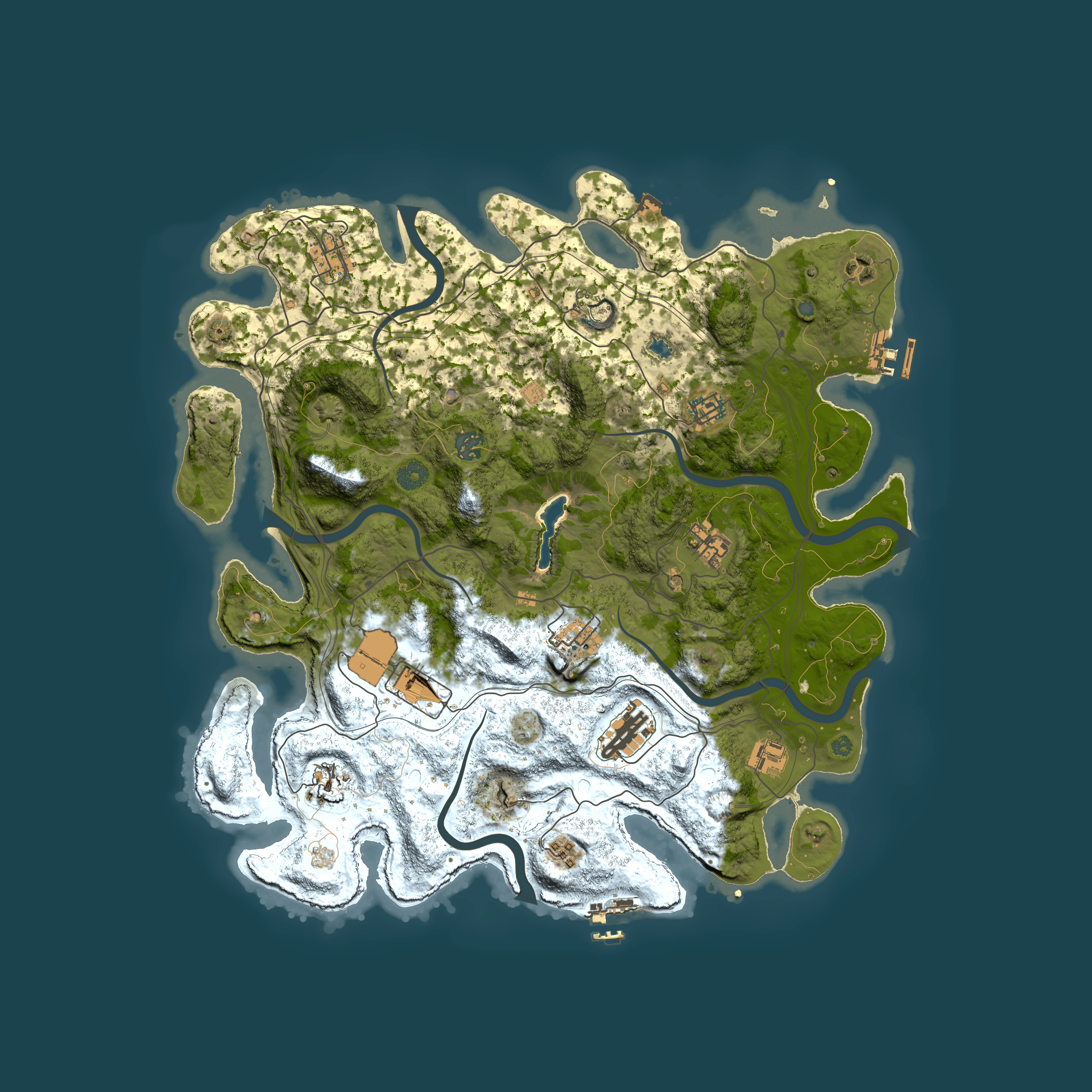 Full top-down render of Rust map seed 466927041, 4250x4250m