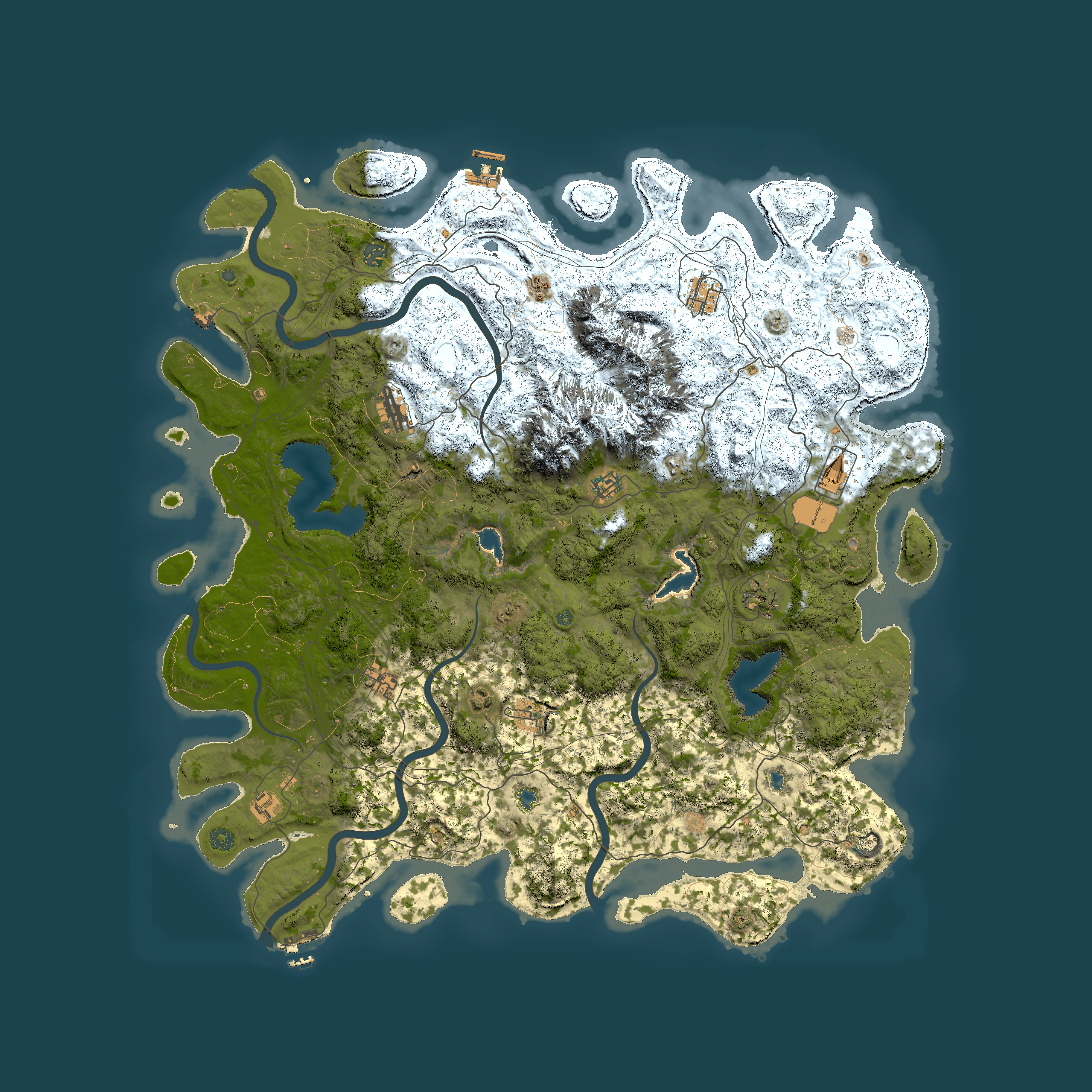 Full top-down render of Rust map seed 416993365, 5350x5350m