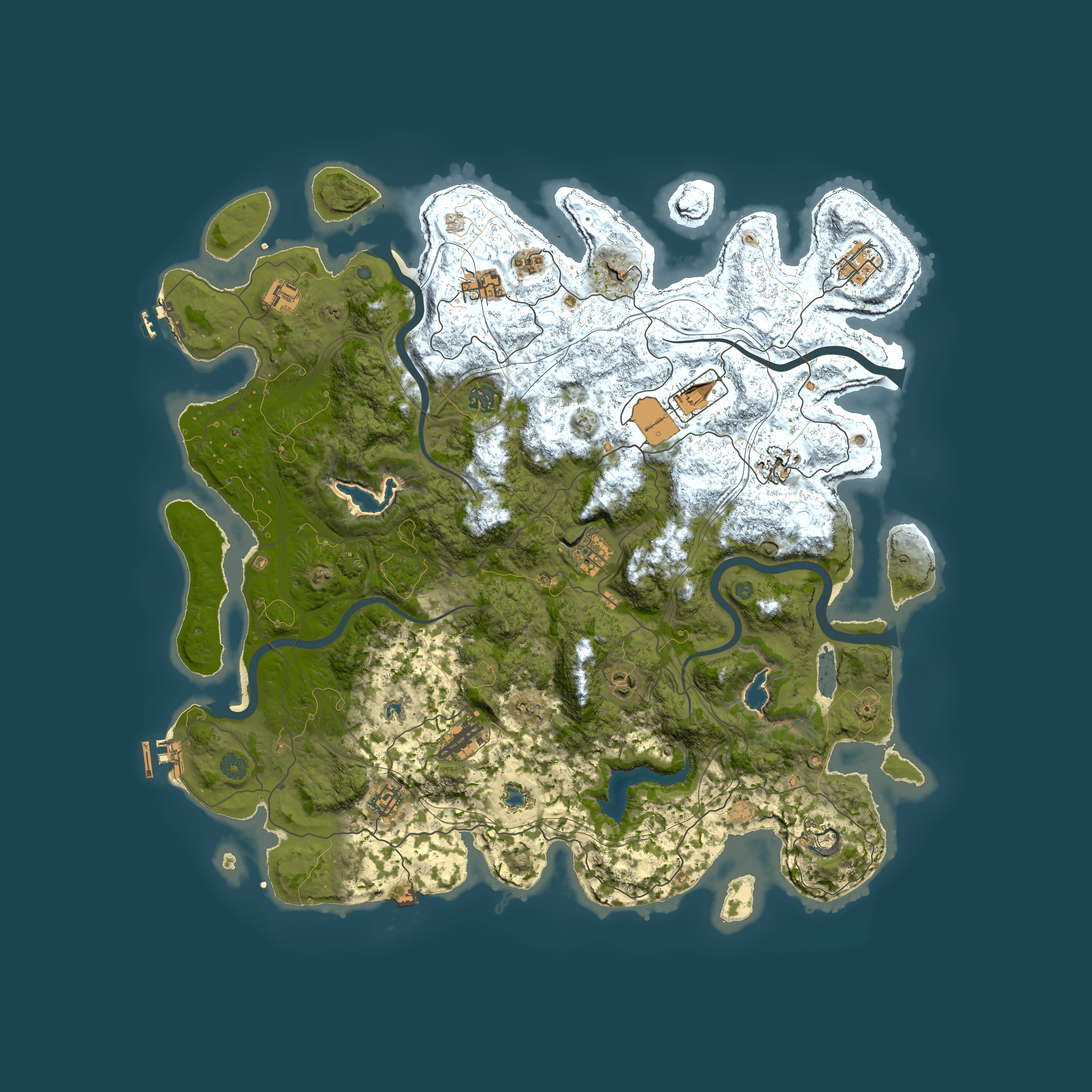Full top-down render of Rust map seed 1582844180, 4750x4750m