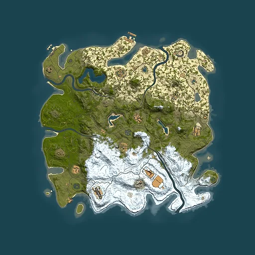 Rust map seed 1450009163, 4650x4650m top-down preview