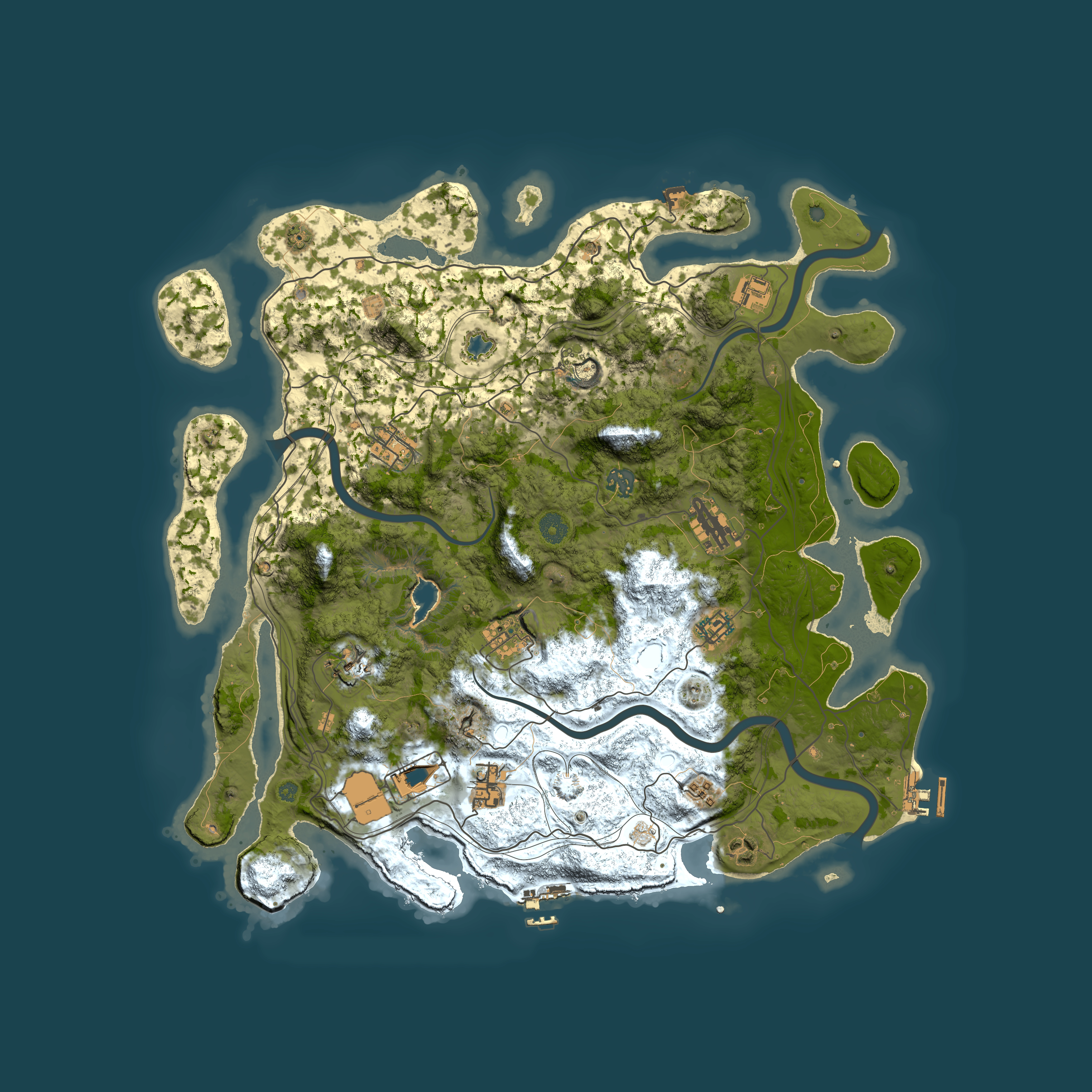 Full top-down render of Rust map seed 332269038, 4350x4350m