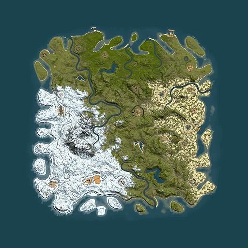Rust map seed 1526653125, 6000x6000m top-down preview
