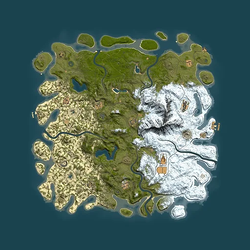 Rust map seed 1736577524, 5350x5350m top-down preview