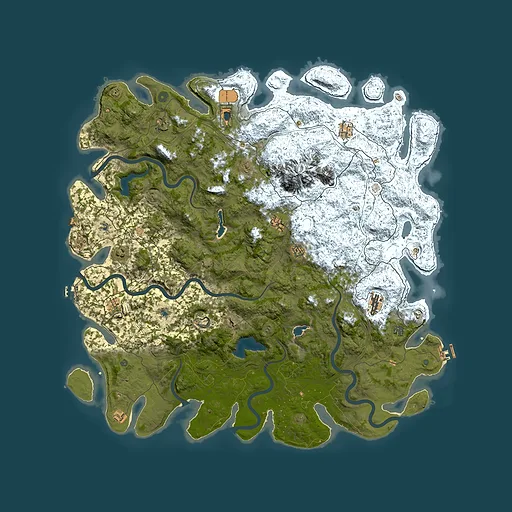 Rust map seed 1838742579, 5800x5800m top-down preview