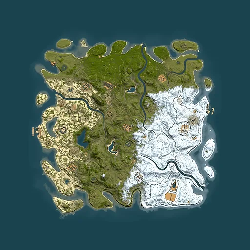Rust map seed 1426283806, 4800x4800m top-down preview