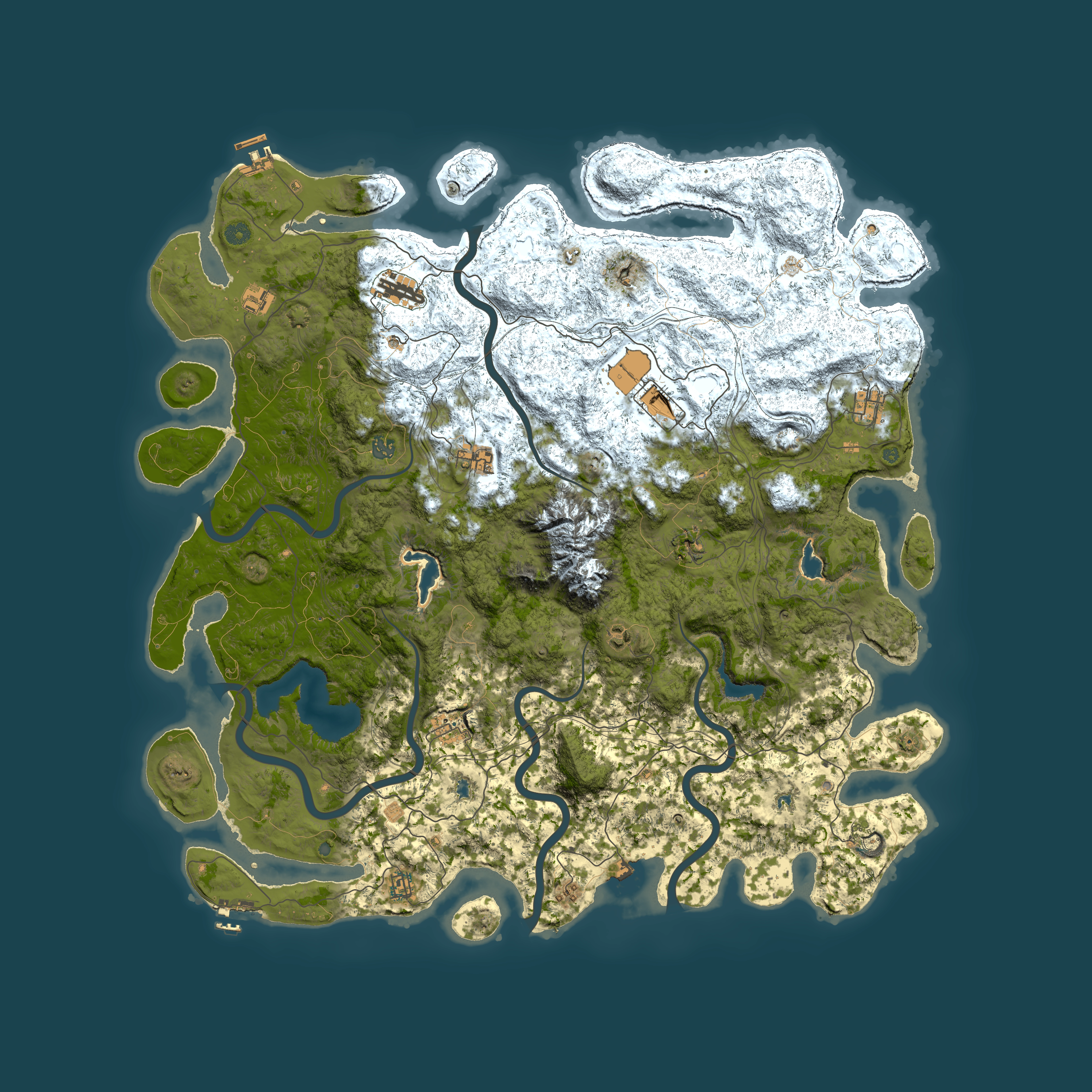 Full top-down render of Rust map seed 2040623312, 5400x5400m